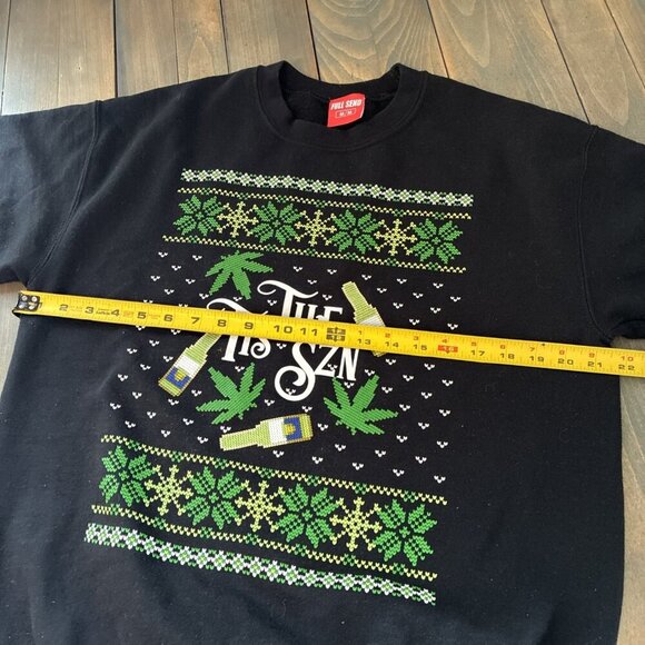 Nelk Boys Happy Dad Sweatshirt Full Send TIS THE SZN Christmas Mens Medium (X8) - Picture 4 of 5